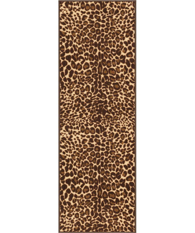 Well Woven Kings Court Gold Leopard Print Area Rug & Reviews Wayfair